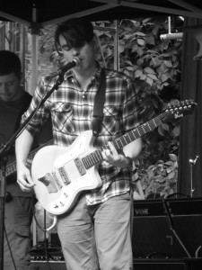 Ste Reid of The Mono Lps at St. Lukes Chuch, Liverpool. Photograph by Ian D. Hall. 