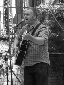 Gary A. Gardner at St. Luke's Church, Liverpool. August 2014. 