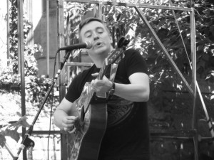 Jimmy and The Revolvers, St Luke's Church, Liverpool. August 2014. 