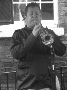 John Gibbons, part of Only Child's live set at The Bluecoat, Liverpool. August 2014. Photograph by Ian D. Hall.  