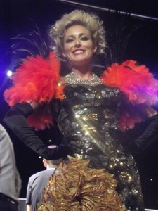 Suzanne Collins as Mrs Fleshcreep in Jack and the Beanstalk at the Epstein Theatre, Liverpool this Festive period.  Photograph by Ian D. Hall. 