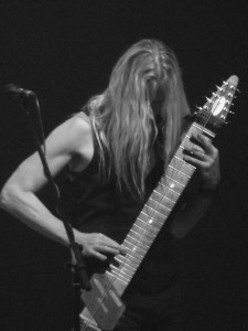 Nick Beggs at the Birmingham Symphony Hall. Photograph by Ian D. Hall. 