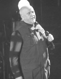 Peter Gabriel at the Echo Arena, Liverpool. December 2014. Photograph by Ian D. Hall. 