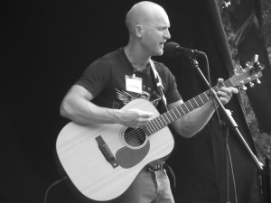 Ste Neildsy performing in Bootle. July 2016. 