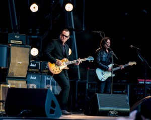 Joe Bonamassa on stage in Greenwich. Photograph by Dafydd Owen. 