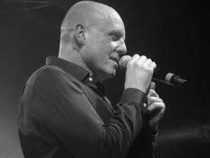 Heaven 17's Glenn Gregory at the Liverpool 02 Academy, October 2016. 